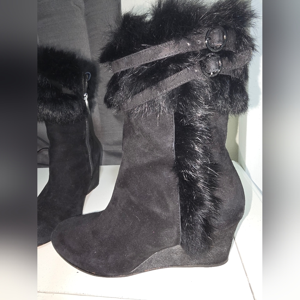 Taryn Rose black boots size 5.5